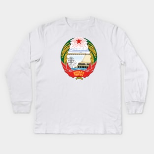 North Korea Kids Long Sleeve T-Shirt